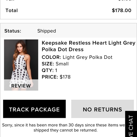 LULU’s High Neck Polka Dot Dress - Picture 7 of 7